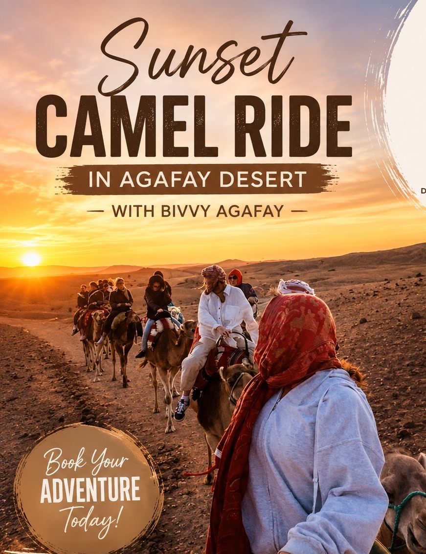 Sunset Camel Ride in Agafay Desert
