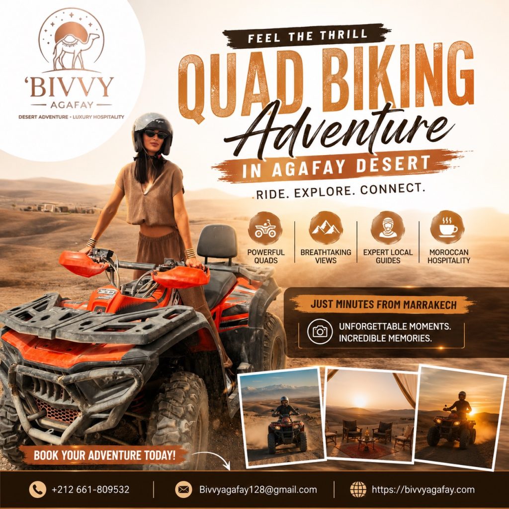 Quad Biking Adventure in Agafay Desert
