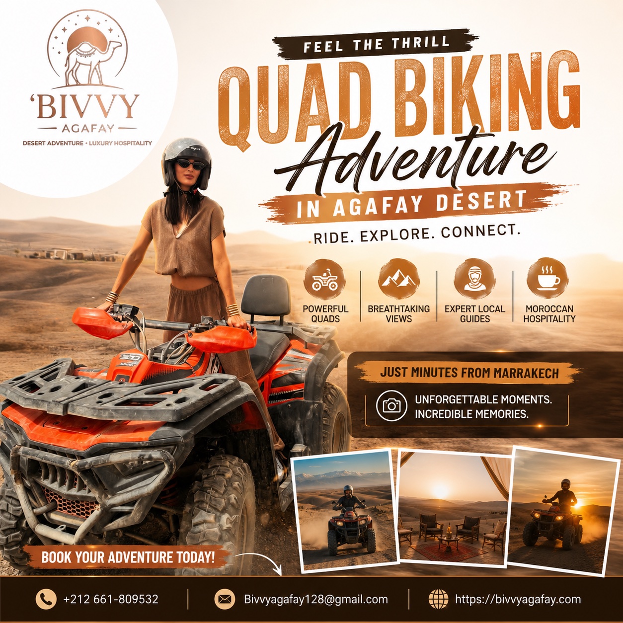 Quad Biking Adventure in Agafay Desert